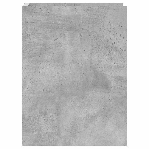 Стойка за растения с рафт 2 pcs Бетонно Сиво 30 x 30 x 40 cm