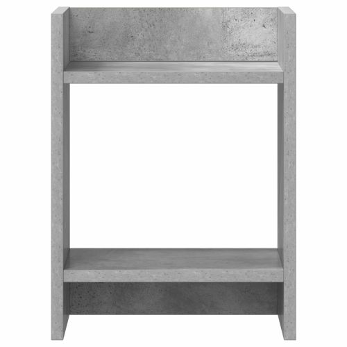 Стойка за растения с рафт 2 pcs Бетонно Сиво 30 x 30 x 40 cm