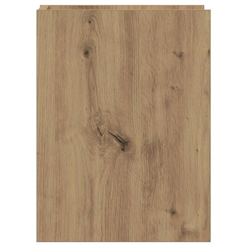 Стойка за растения с рафт 2 pcs Артизан Дъб 30 x 30 x 40 cm