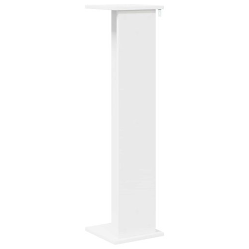 Стойка за растения Бял 25 x 25,5 x 100,5 см