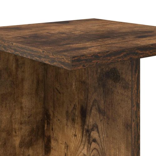 Стойка за растения 2 pcs Пушена Дъб 25 x 25,5 x 100,5 см