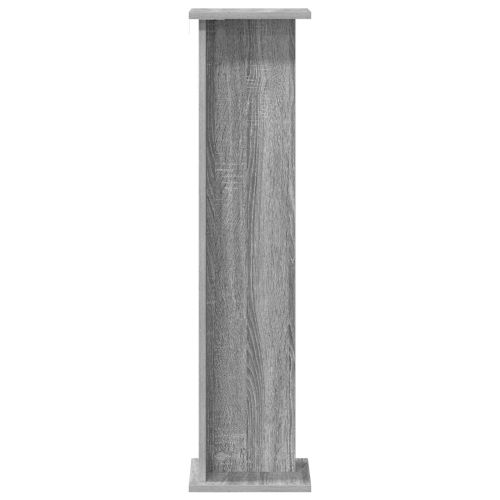 Стойка за растения 2 pcs Сиво Сонома 25 x 25,5 x 100,5 см