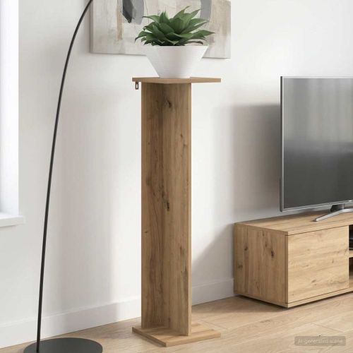 Стойка за растения Артизан Дъб 25 x 25,5 x 100,5 см