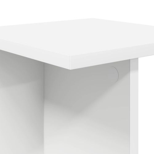 Стойка за растения Бял 25 x 25,5 x 80,5 см