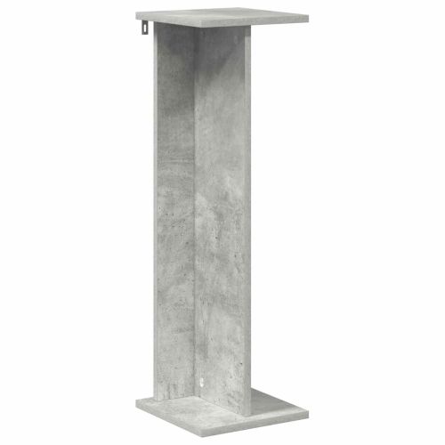 Стойка за растения Бетонно Сиво 25 x 25,5 x 80,5 см