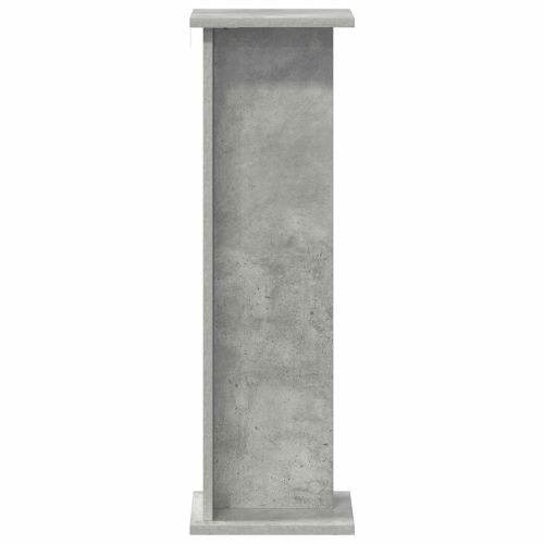 Стойка за растения Бетонно Сиво 25 x 25,5 x 80,5 см