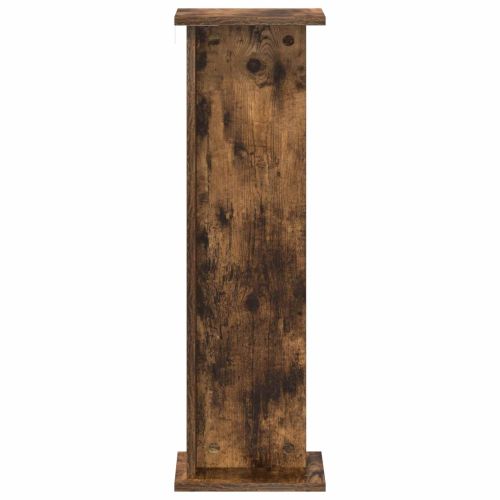 Стойка за растения 2 pcs Пушена Дъб 25 x 25,5 x 80,5 см