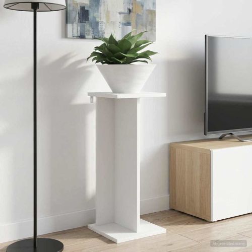Стойка за растения 2 pcs Бял 25 x 25,5 x 60,5 см