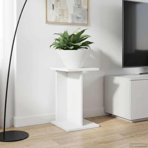 Стойка за растения 2 pcs Бял 25 x 25,5 x 40,5 см