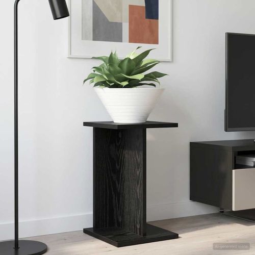 Стойка за растения Черен Дъб 25 x 25,5 x 40,5 см