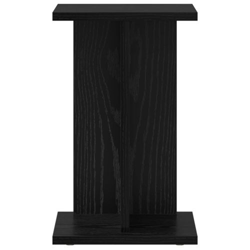 Стойка за растения 2 pcs Черен Дъб 25 x 25,5 x 40,5 см