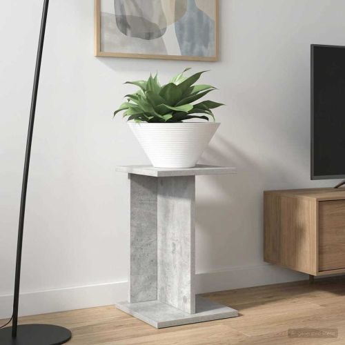 Стойка за растения Бетонно Сиво 25 x 25,5 x 40,5 см