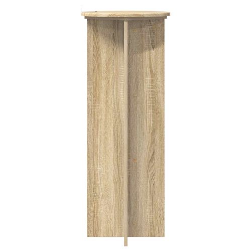Стойка за растения 2 pcs Дъб сонома Ø40 x 100 см