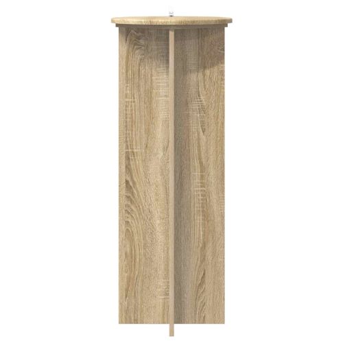 Стойка за растения 2 pcs Дъб сонома Ø40 x 100 см