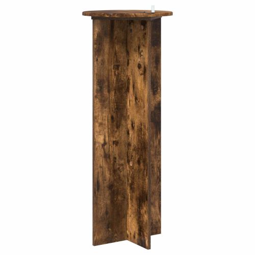 Стойка за растения 2 pcs Опушен дъб Ø40 x 100 см