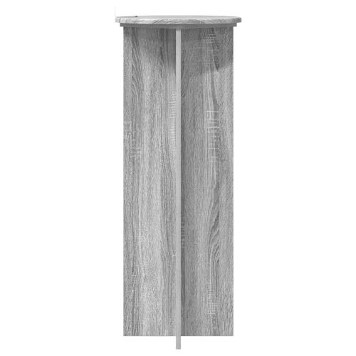 Стойка за растения 2 pcs Сива сонома Ø40 x 100 см
