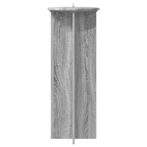 Стойка за растения 2 pcs Сива сонома Ø40 x 100 см