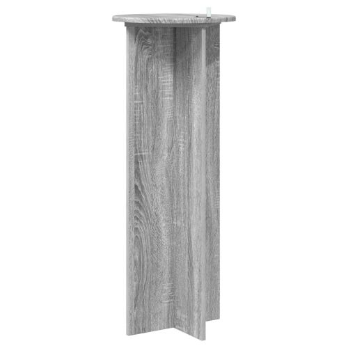Стойка за растения 2 pcs Сива сонома Ø40 x 100 см