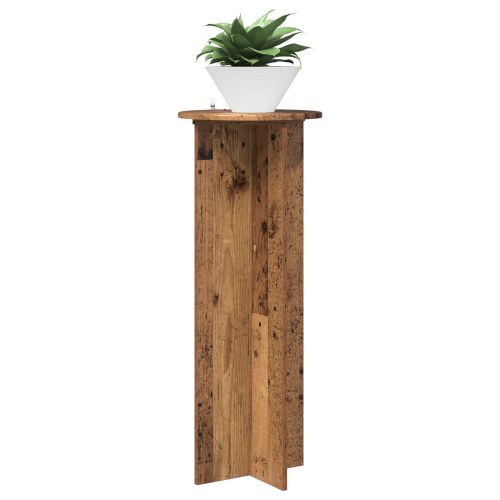 Стойка за растения 2 pcs Старо дърво Ø40 x 100 см