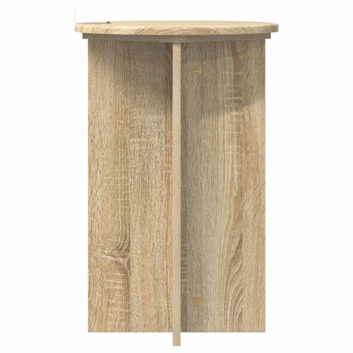 Стойка за растения 2 pcs Дъб сонома Ø40 x 60 см