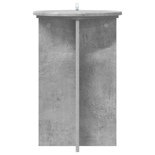 Стойка за растения 2 pcs Бетонно сиво Ø40 x 60 см
