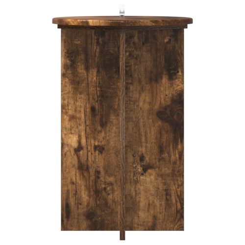 Стойка за растения 2 pcs Опушен дъб Ø40 x 60 см
