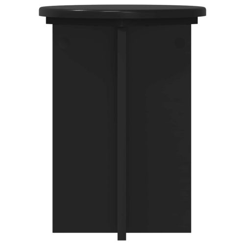 Стойка за растения 2 pcs Черно Ø29,5 x 40 см
