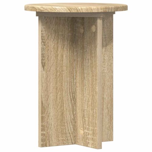 Стойка за растения 2 pcs Дъб сонома Ø29,5 x 40 см