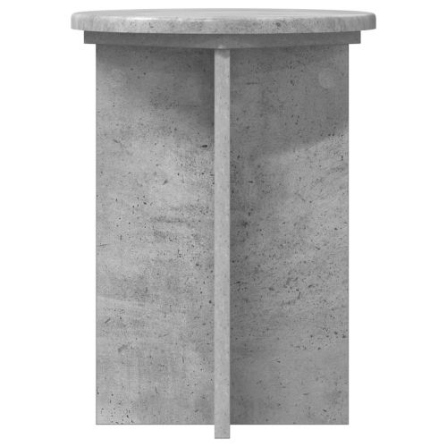 Стойка за растения 2 pcs Бетонно сиво Ø29,5 x 40 см