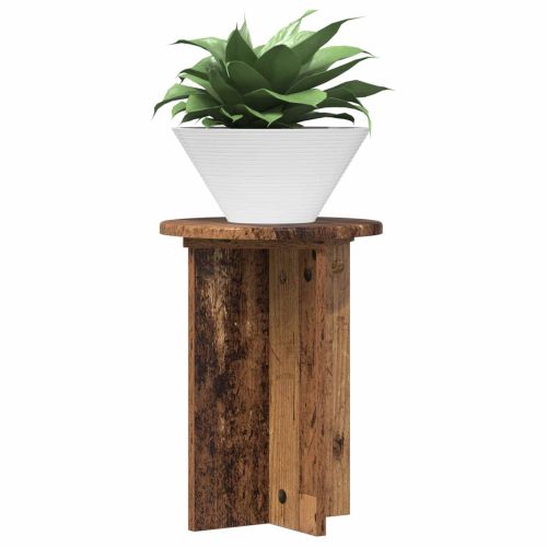 Стойка за растения 2 pcs Старо дърво Ø29,5 x 40 см