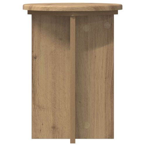 Стойка за растения 2 pcs Дъб артизан Ø29,5 x 40 см