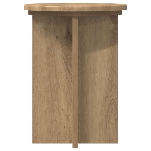 Стойка за растения 2 pcs Дъб артизан Ø29,5 x 40 см