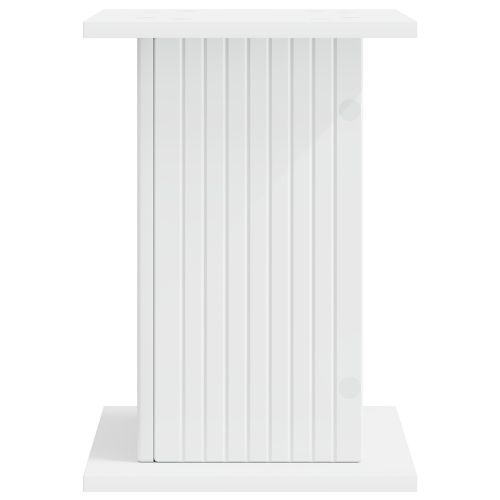 Стойка за растения 2 pcs Бяло 30,5 x 30 x 43 см