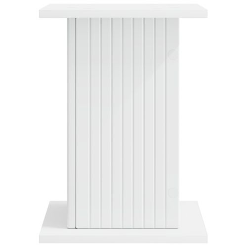 Стойка за растения 2 pcs Бяло 30,5 x 30 x 43 см
