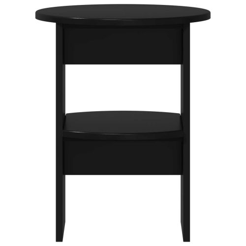Страничен шкаф 2 pcs Черен Ø40 x 50 см