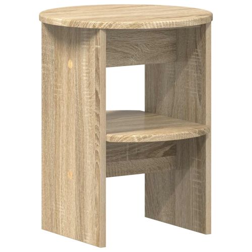 Страничен шкаф 2 pcs Сонома дъб Ø40 x 50 см