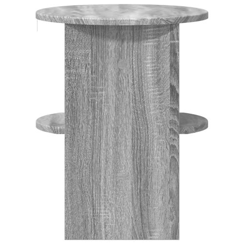 Страничен шкаф 2 pcs Сиво Сонома Ø40 x 50 см
