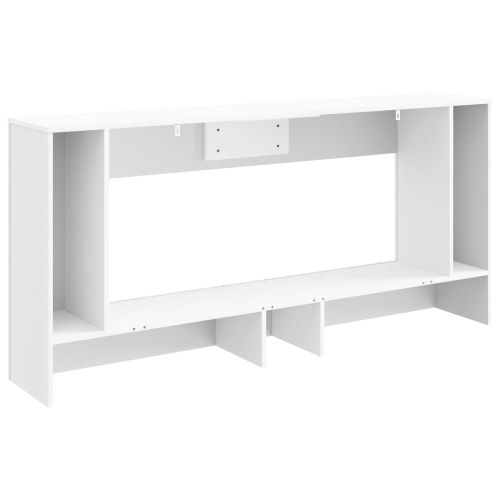 Конзолна маса Бял 155 x 29 x 74 см Инженерен дървен материал