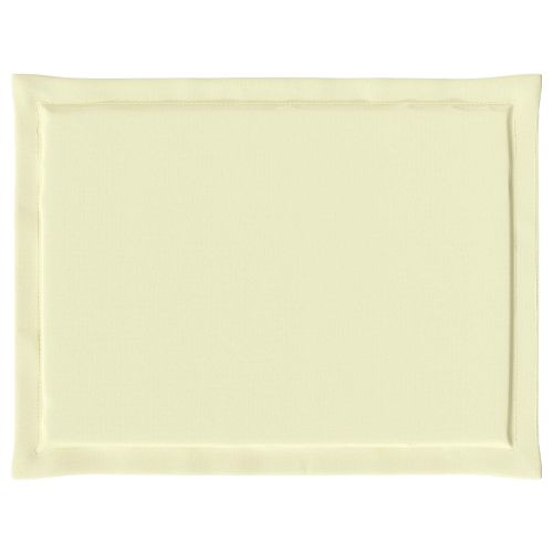 Възглавници за седалки 2 pcs Крем 47 x 36 x 2 см Полиестер