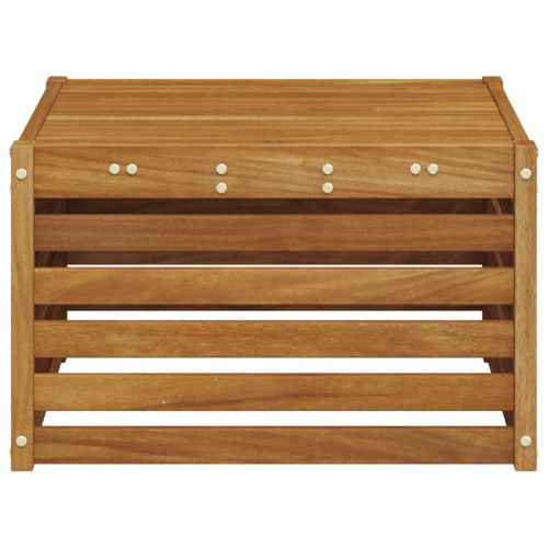 Маса за открито Солидно акациево дърво Естествен