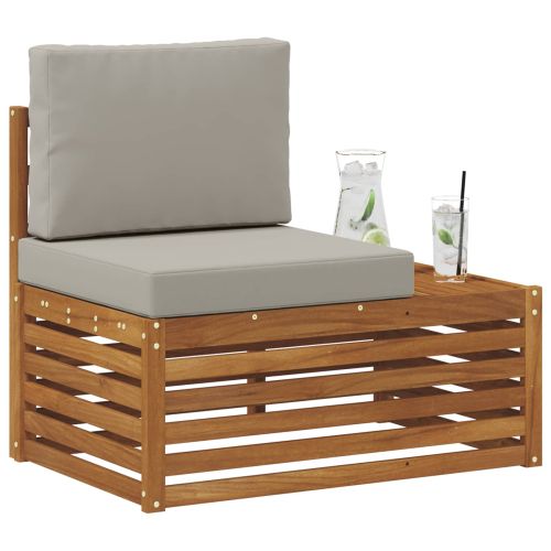 Външен край на диван с възглавница Естествен 91 x 63 x 73 см