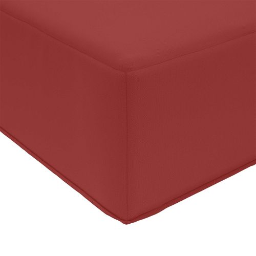 Възглавница за диван на открито виненочервен 60 x 60 x 8 см