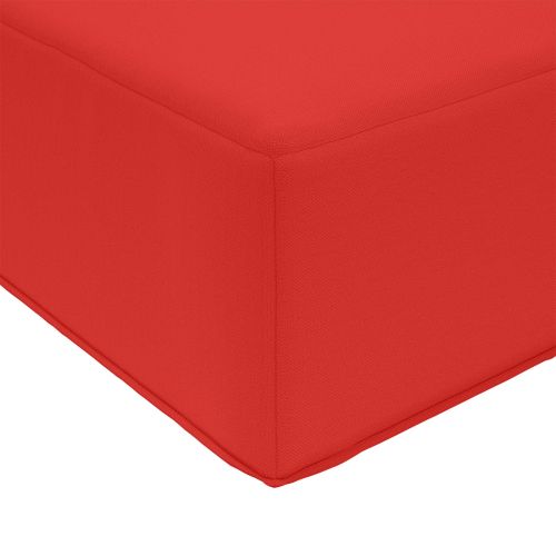 Възглавница за диван на открито Червено 80 x 80 x 8 см