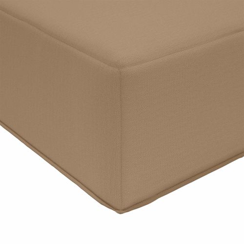 Възглавница за диван на открито Таупе 80 x 80 x 8 см Полиестер