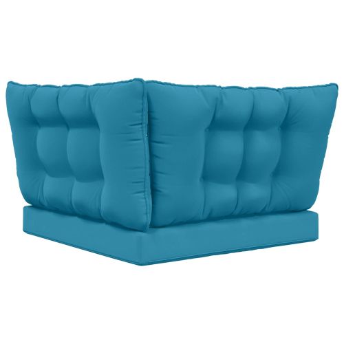 Възглавница за диван на открито 3 pcs Кралско синьо Полиестер