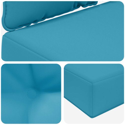 Възглавница за диван на открито 3 pcs Кралско синьо Полиестер