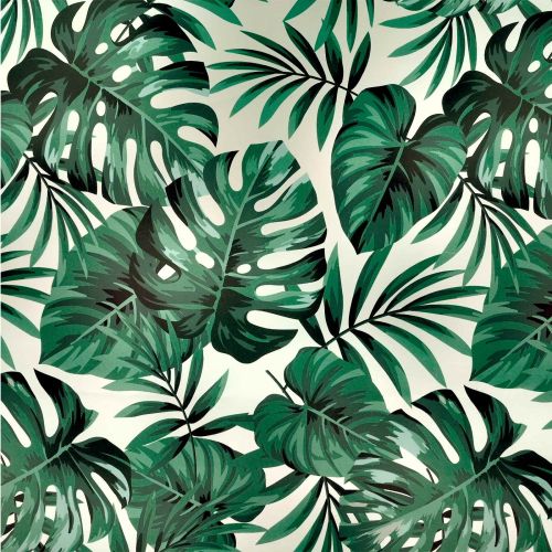 Възглавница за диван на открито 3 pcs Мотив с листа Полиестер