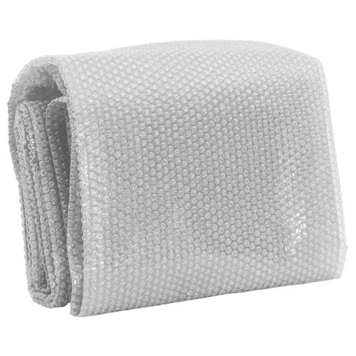 Плаващо соларно покривало за басейн PE 450x220 см сиво