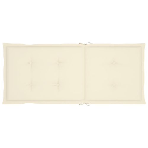 Градински накланящи се столове 3 бр с възглавници акация масив