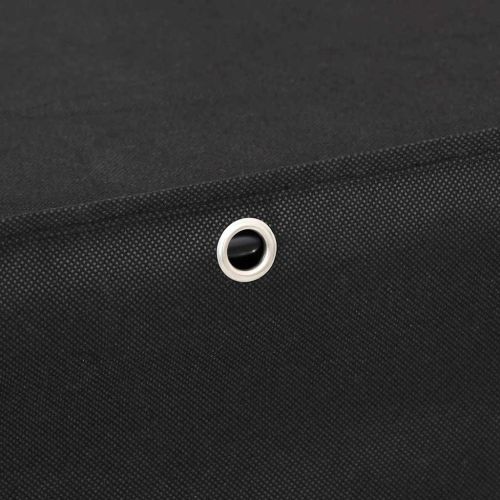 Шкаф за обувки, черен, 60x30x166 см, плат